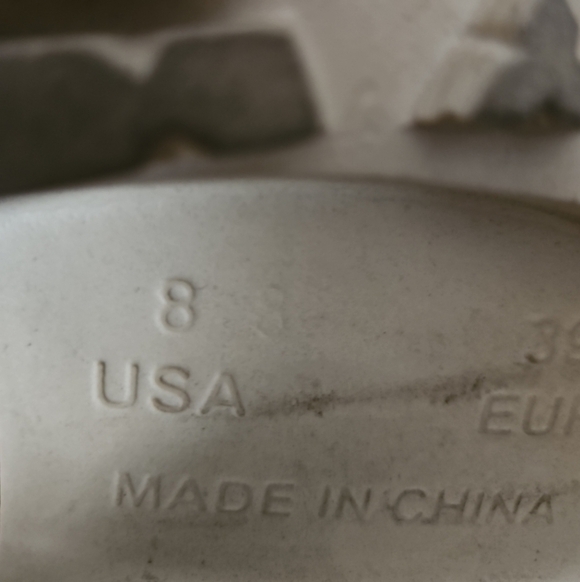 Jeffery Campbell Womens Beige Rubber Platform Slip On Clog 8 - Picture 12 of 12